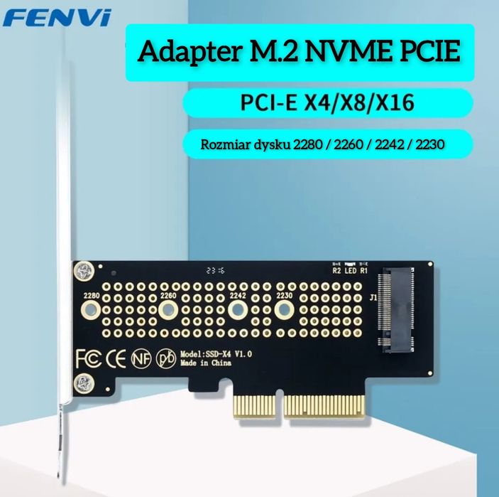 Adapter SSD PCIe Nvme PCI-express x4 FENVI