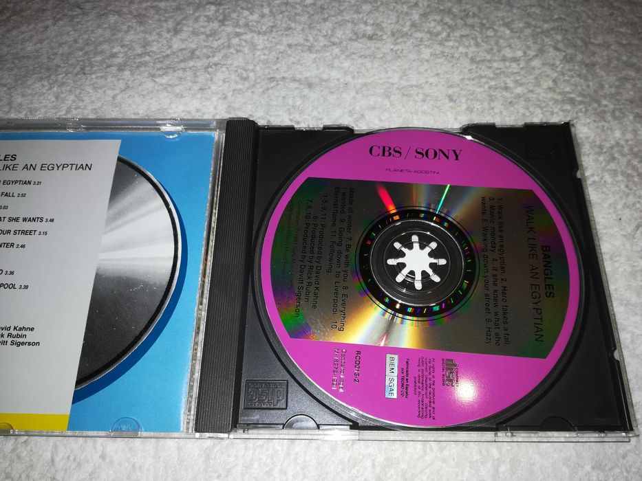 the bangles (walk like an egyptian) música/cd