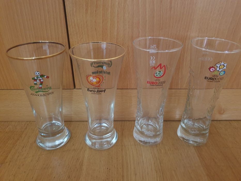 Coleção copos Super Bock, e eventos desportivos