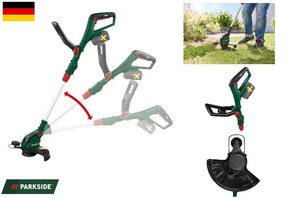 Акумуляторний тример Parkside PRTA 20-Li C3 для трави косилка косарка