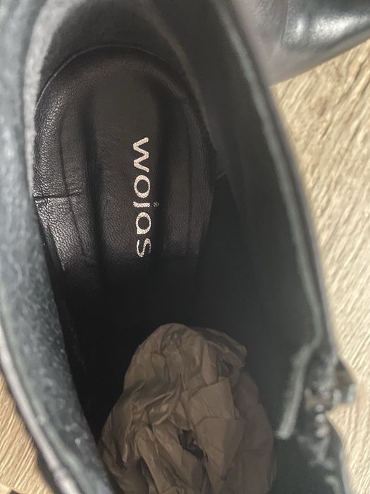 Botki Wojas skóra naturalna 40