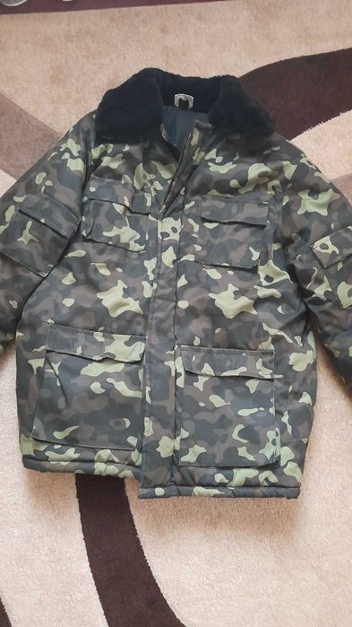 Бушлат-куртка камуфляжна зимова