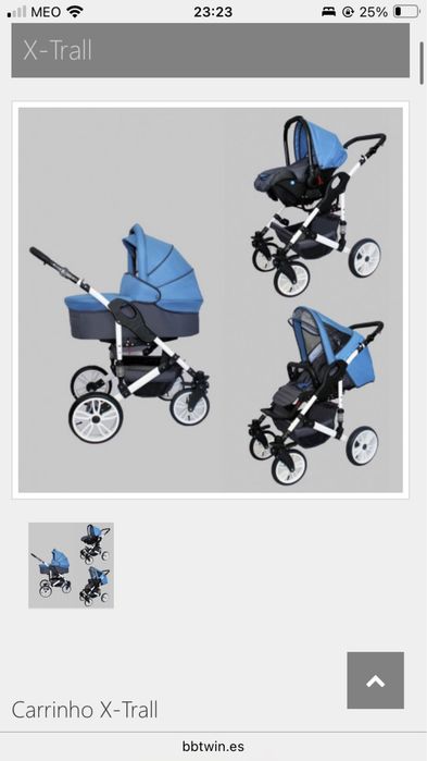 Carrinho Trio X-Trall BBTwin