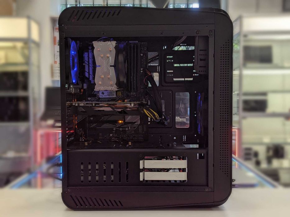 Ігровий ПК QUBE i5-8600k/RX 580 8GB/Intel Z370-P/16GB DDR4/NVME 512GB