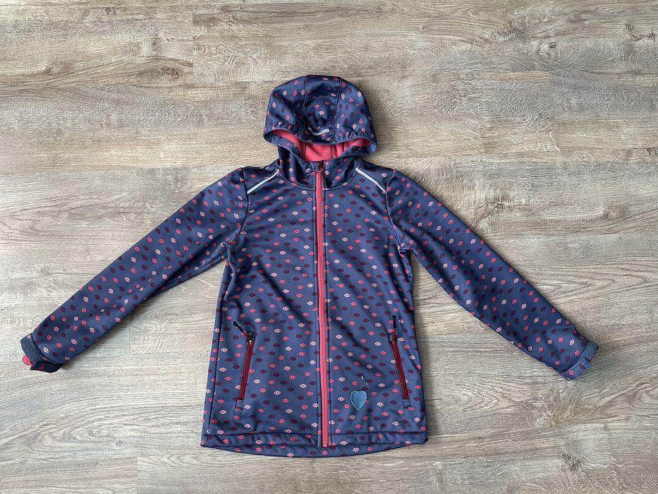 Crivit kurtka jesienna 146-152 sofrshell 10-12 dziewczęca wiatrówka