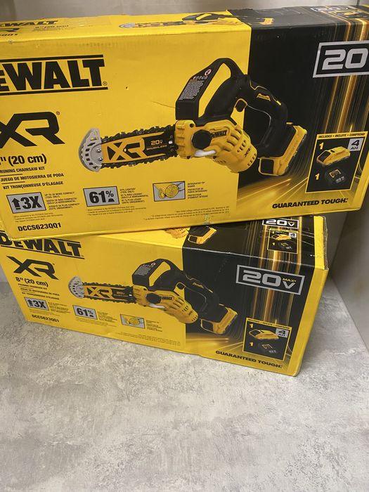 DeWALT DCCS623B 20VMAX безщіткова компактна цепна-ланцюгова  пила США