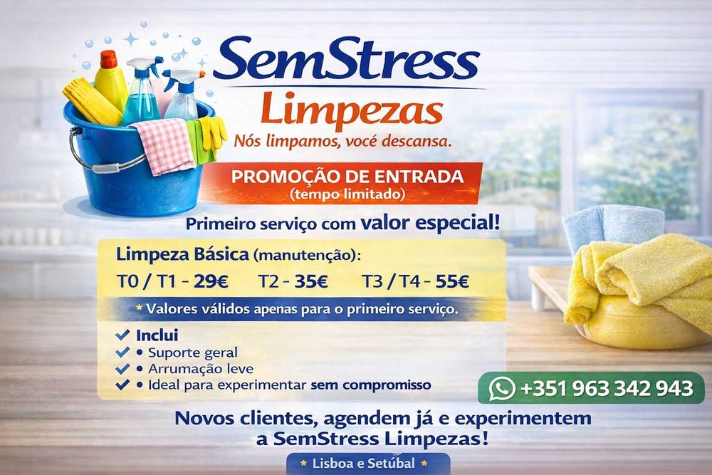 Limpeza Doméstica com Desconto | Lisboa e Setúbal