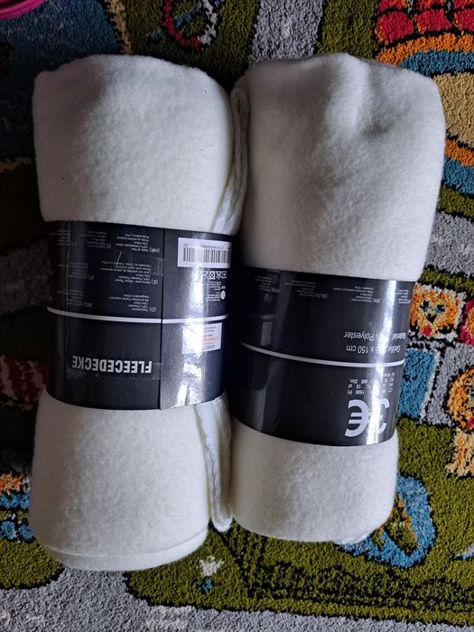 Плед білий 125/150