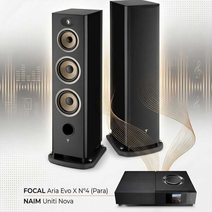 Zestaw stereo Naim Uniti Nova + Focal EVO 4 | sklep WROCŁAW