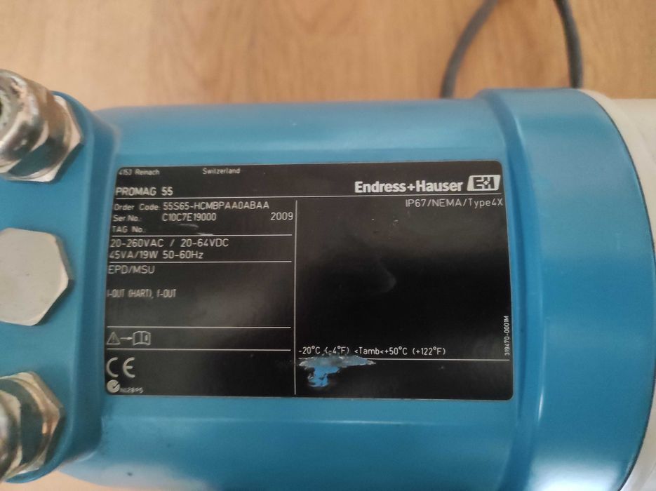 Електромагнітний витратомір Endress Hauser Promag 55S65 DN65