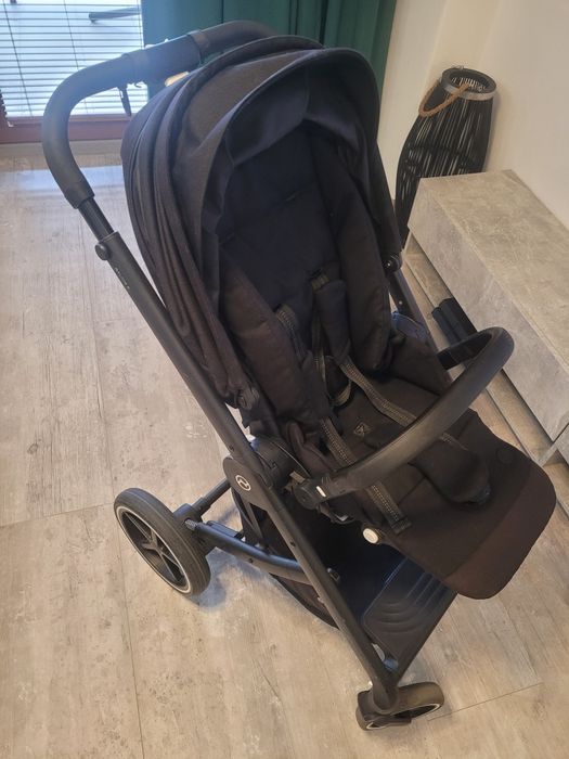 Zestaw wózek fotelik gondola adaptery lusterko