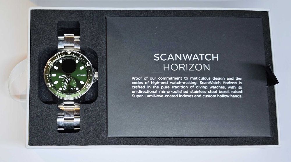 Withings Scanwatch Horizon - smartwatch o klasycznym wyglądzie