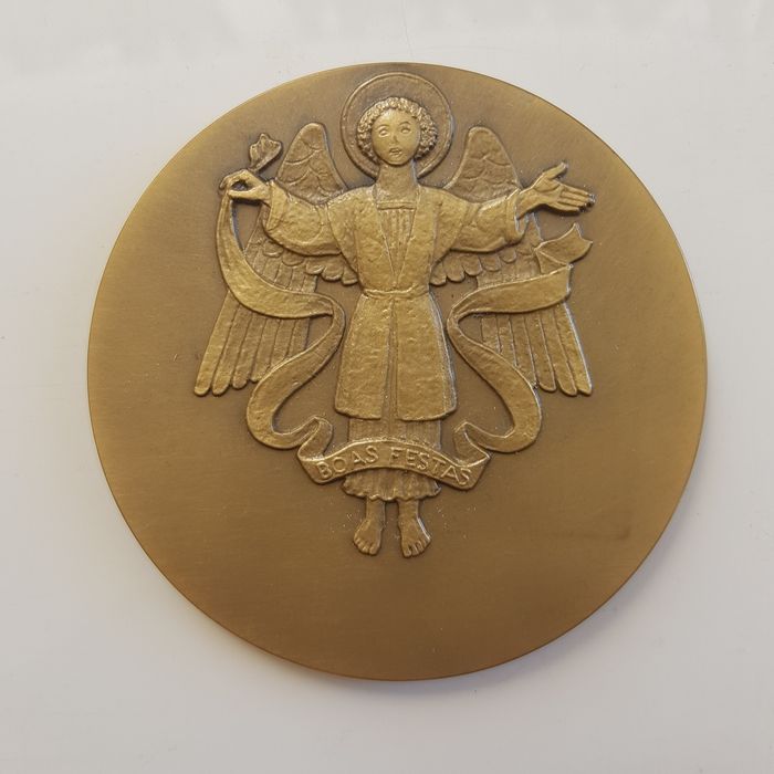 4 Medalhas bronze e cobre varias antigas