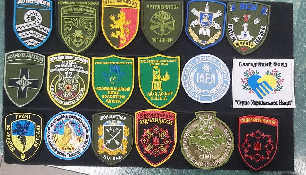 Вимпели, нашивки, шеврони на замовлення від 40 грн.