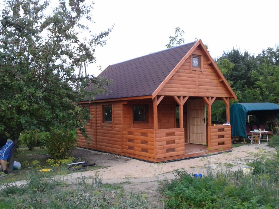 domek letniskowy,drewniany,ogrodowy,antresola,szkieletowy,do 35m2,gont