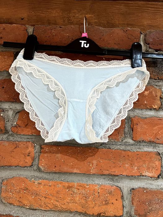 Majtki damskie błękitne cheekfrills XS