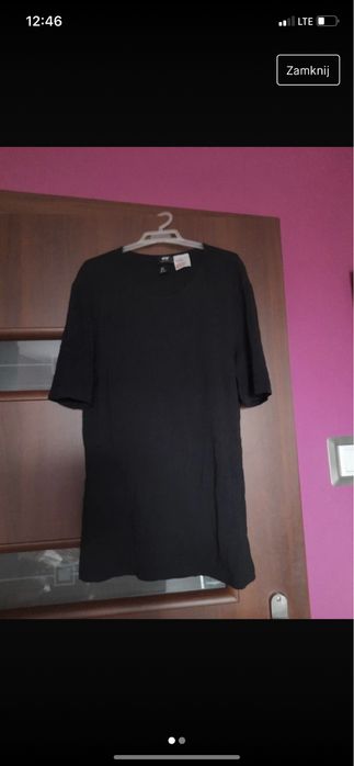 Meska koszulka czarna