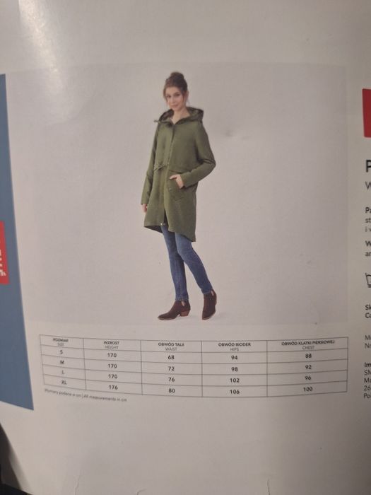 Kurtka damska parka M