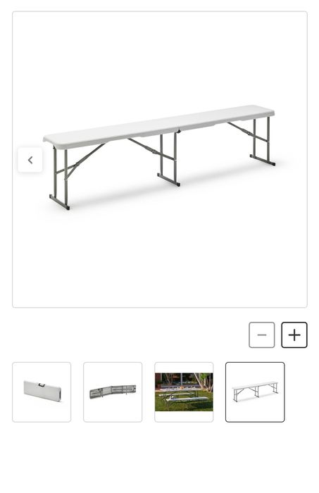 Banco dobrável Novo