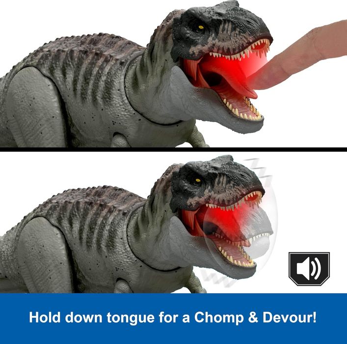 Jurassic World T - Rex  динозавр 55 см  Трекс Mattel