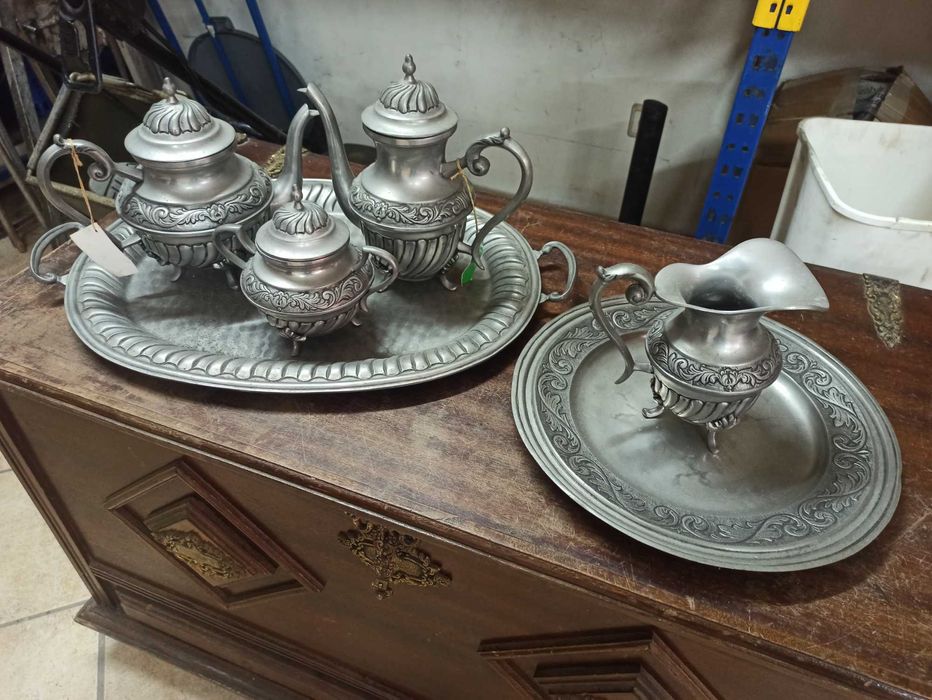 Conjunto em estanho64752340187649122