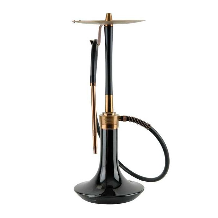 Oduman Cosmo Bronze Black Body & Black Glass Fajka Wodna Shisha Hookah