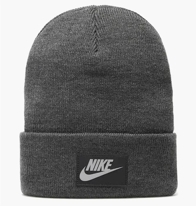 Оригінальний Шапка Nike Sportswear Fisherman Beanie (сіра) | One Size