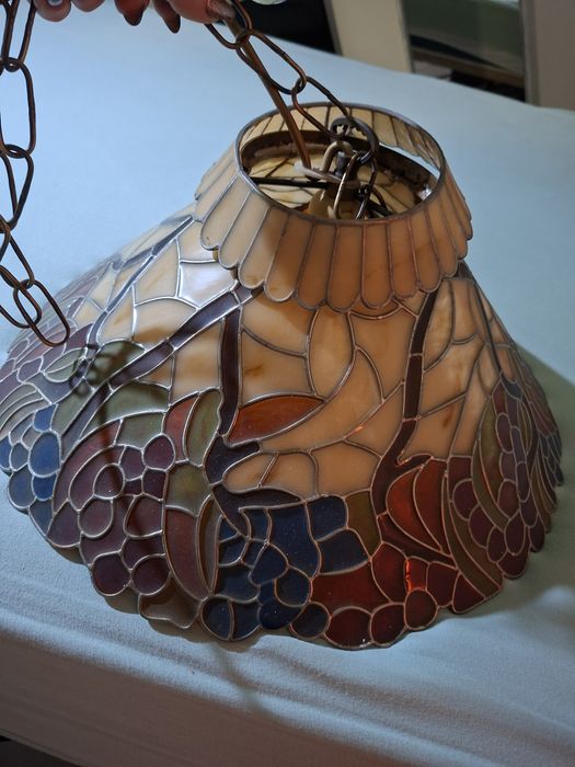 Candeeiro estilo vitral
