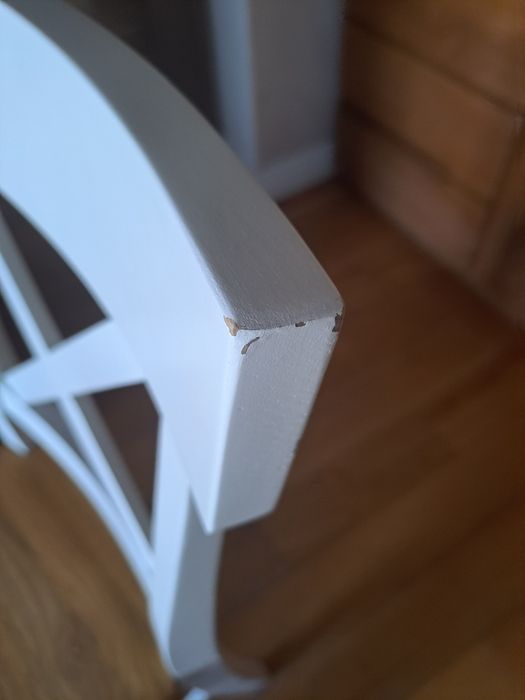 4 krzesła Piwonia II twarde siedzisko