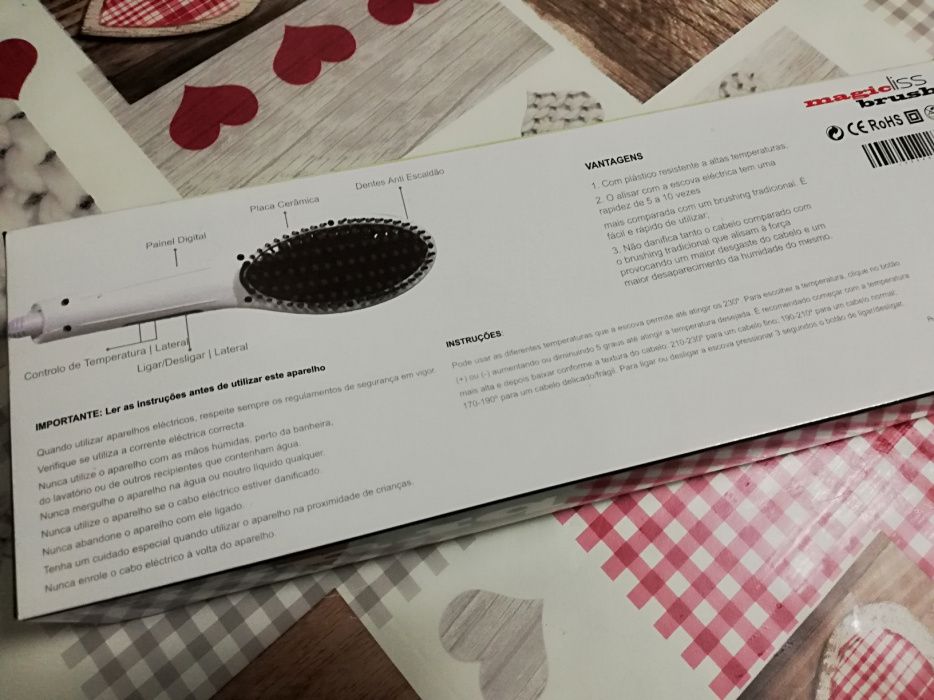 Magic Liss Brush - Escova Eletrica Alisamento