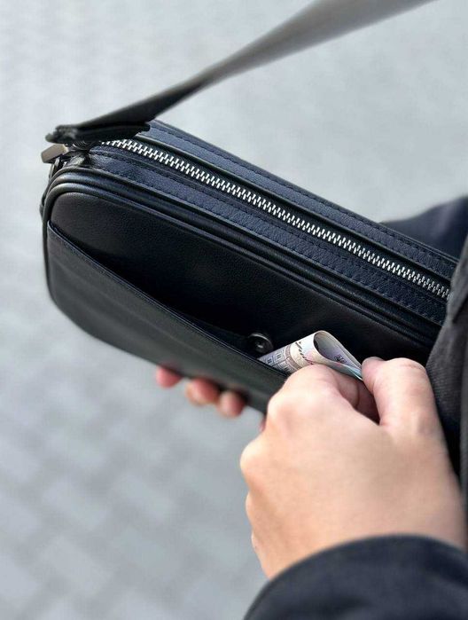 Стильна та мінімалістична шкіряна сумка