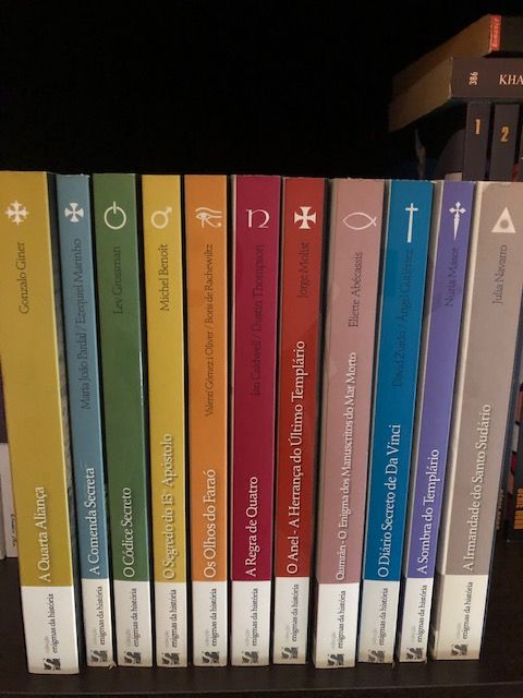 Colecção livros enigmas da história 11 livros NOVOS