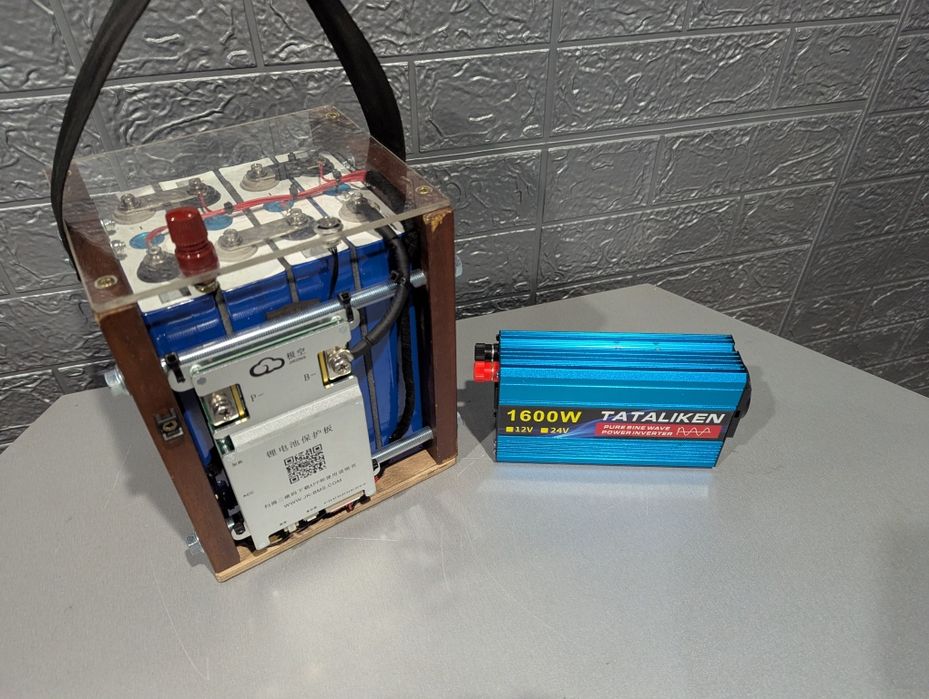 Комплект АКБ lifepo 4 и Инвертор чистый синус