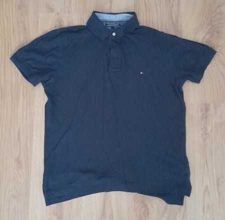Granatowe Polo Tommy Hilfiger rozmiar L
