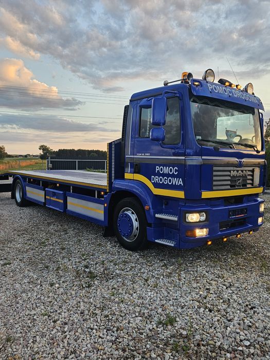 Man tgm 18.280 laweta pomoc drogowa najazd dmc 18t klimatyzacja