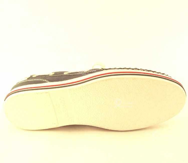 Skórzane granatowe męskie półbuty roz. 45