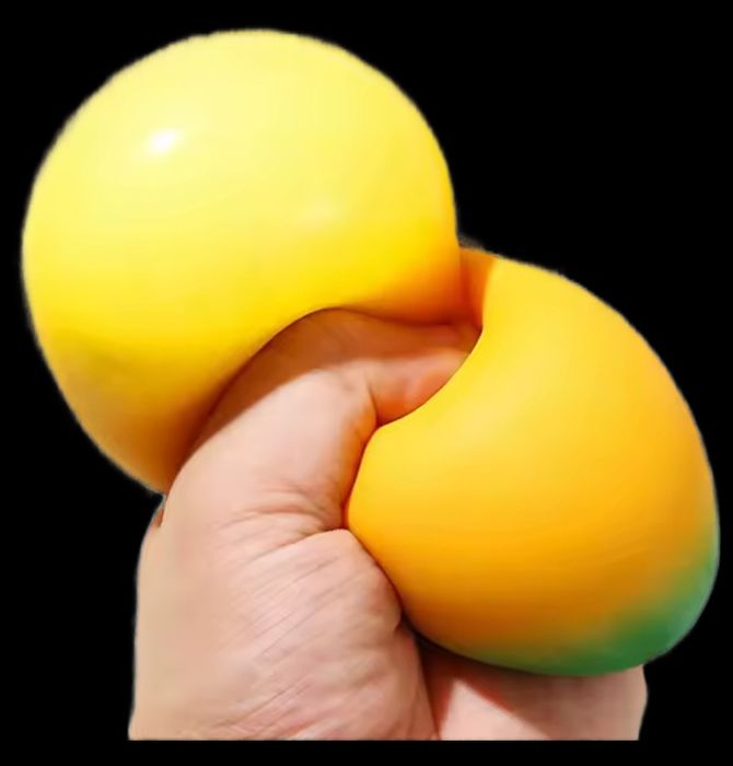Gniotek antystresowy mango zabawka sensoryczna