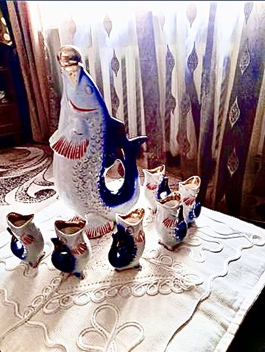 Рибки в виді рибки і рюмок