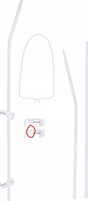 Baldachim nad lozeczko tiulowy