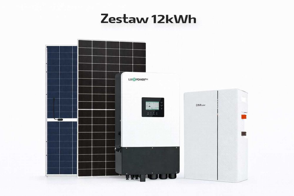 Zestaw budżetowy 12kWh LV (panele, inwerter 3 fazy, magazyn 14,3 kWh)