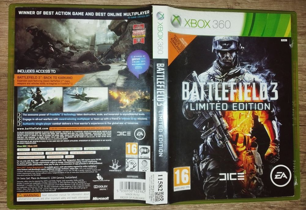 Battlefield 3 gra Xbox 360 pl