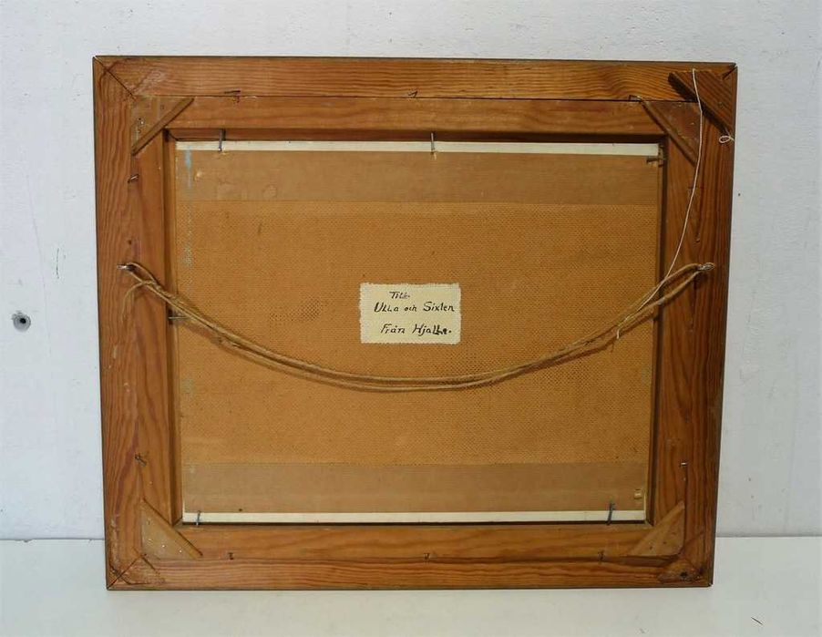 obraz na dykcie w drewnianej ramie 47x40cm