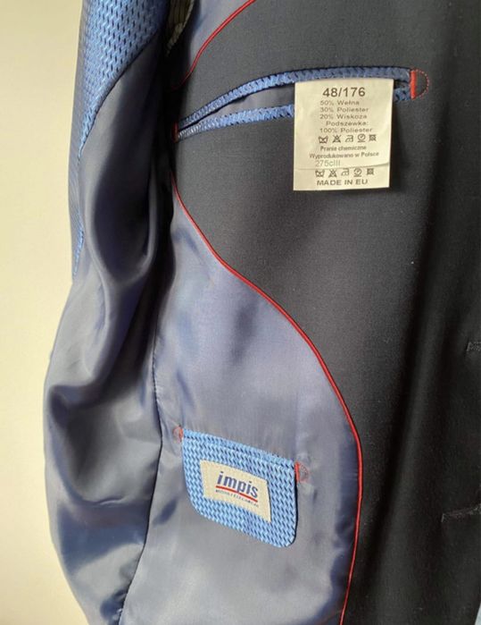 Garnitur męski granatowy