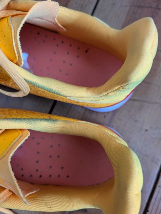 ACEITO TROCAS | Chuteiras Kipsta Viralto Amarelo/Vermelho (Tamanho 45)