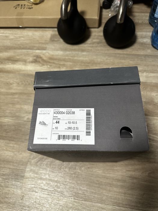 Мужские кеды кроссовки ecco soft 7 м