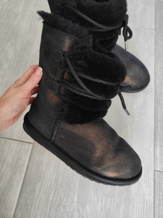 Buty EMU AUSTRALIA - Sorby W11789 Black Metallic, r39