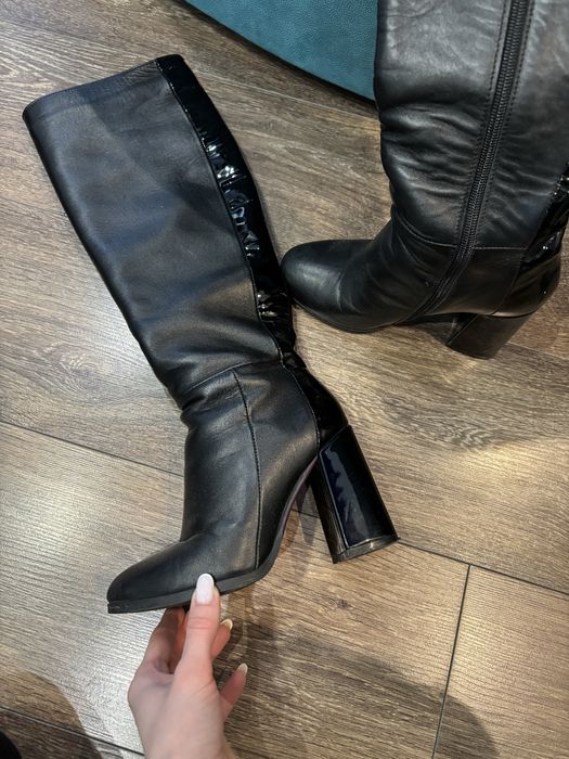 Сапоги шкіряні 35 розмір