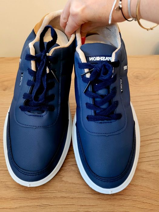 promocja granatowe adidasy męskie rozm.43