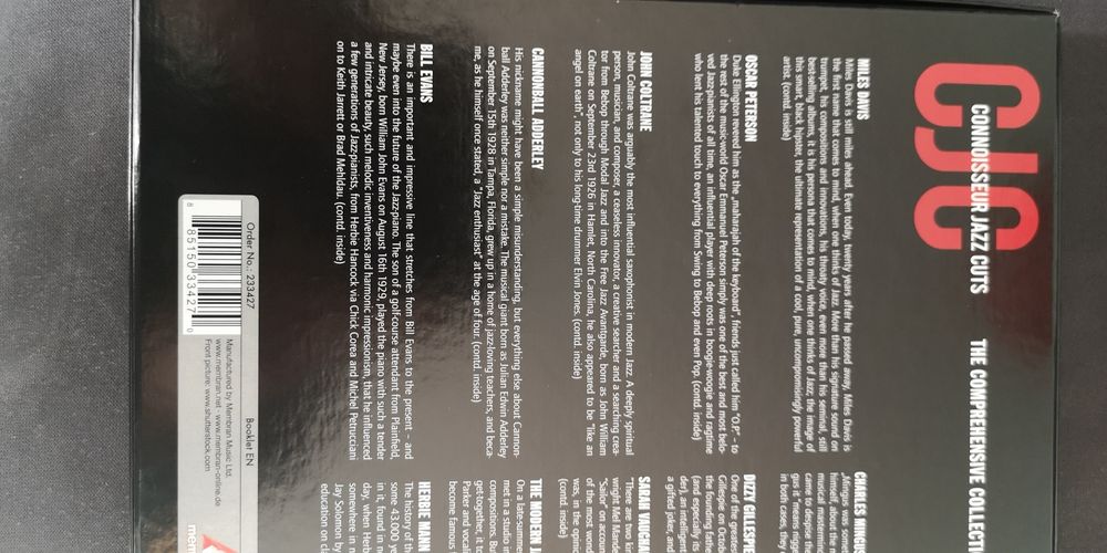 CJC Connoisseur Jazz Cuts