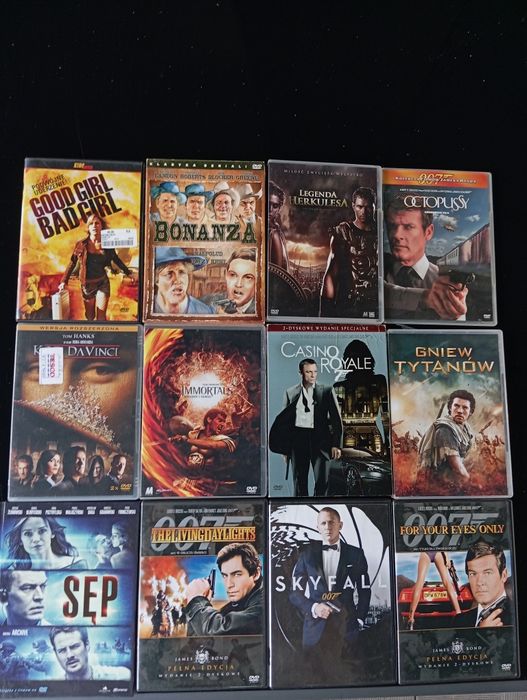 Sprzedam filmy  dvd stan kolekcjonerski polecam